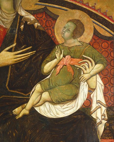 The Child Jesus (detail) by Guido da Siena