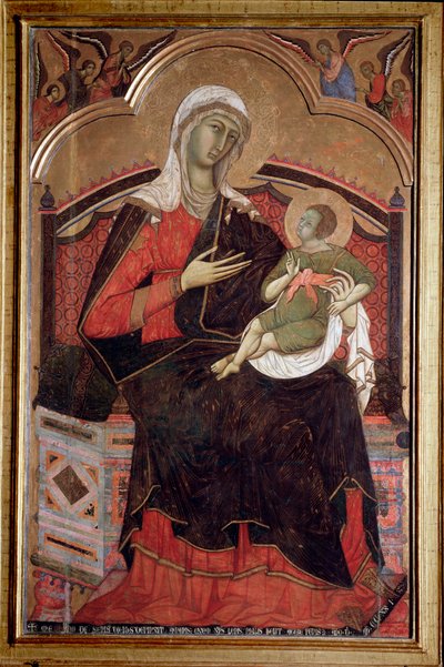 Virgin with child by Guido da Siena