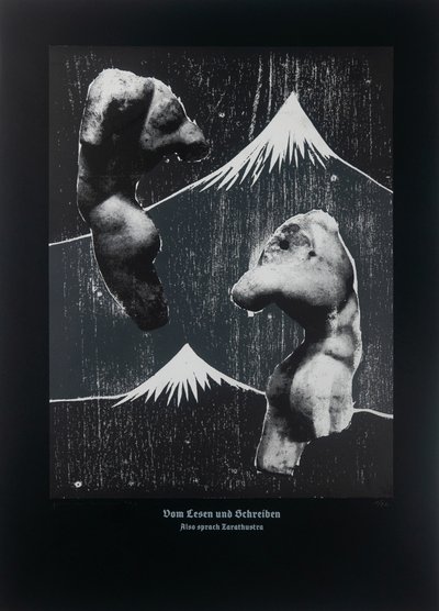 On Reading and Writing (Black), Thus Spoke Zarathustra, 2023 by Guilherme Pontes