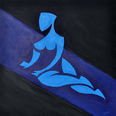 Study for Figure on Inclined Space by Guilherme Pontes
