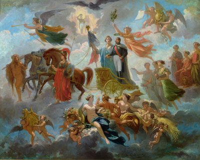 Apotheosis of Napoleon III, 1854 by Guillaume Alphonse Harang Cabasson