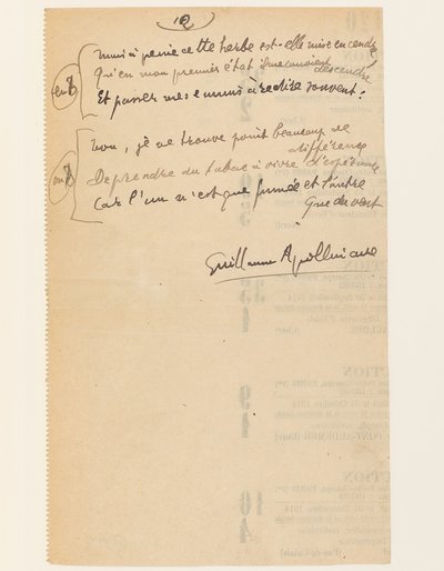 Anecdotal Life. Hymn of the League of Nations. Tobacco. by Guillaume Apollinaire