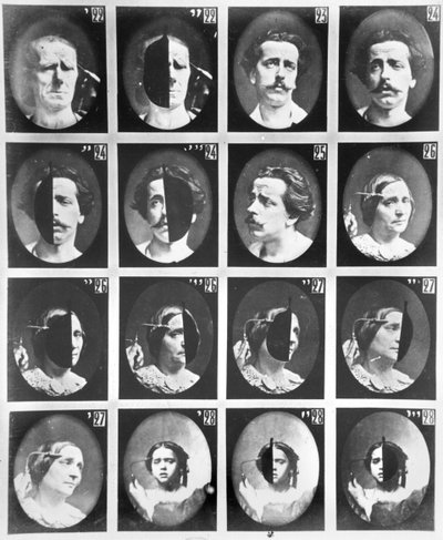 Physiognomical studies, from 22 to 28, from 