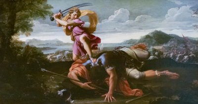 David and Goliath by Guillaume Courtois
