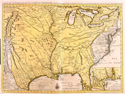 Montana, North Dakota, Minnesota, Wisconsin, Michigan, New York, Wyoming, South Dakota, Nebraska, Iowa, Illinois, Indiana, Ohio, Pennsylvania, Colorado, Kansas, Missouri, Kentucky, West Virginia, Oklahoma, Arkansas, Tennessee, Texas, Louisiana, Mississippi by Guillaume Delisle