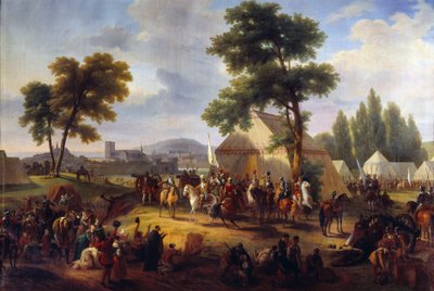 King Henry IV Near Paris During the Siege of 1590 by Guillaume Frederic Ronmy