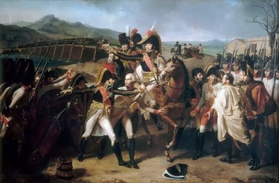 Surprise at the Bridge over the Danube on 13 November 1805 by Guillaume Guillon Lethière