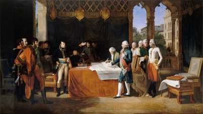 The Preliminaries of Leoben, 17th April 1797 by Guillaume Guillon Lethière
