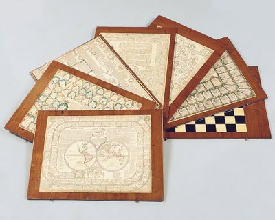 Gameboards from a games table by Guillaume Kemp