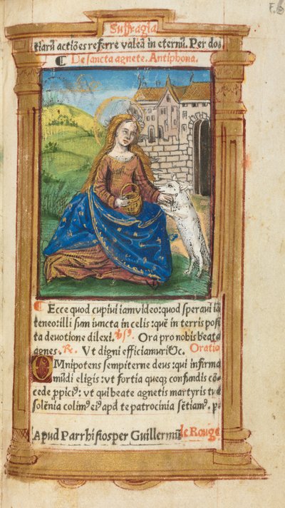 St. Agnes by Guillaume Le Rouge