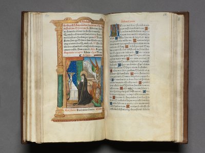 Printed Book of Hours (Use of Rome): fol. 85r, Dominican Nun by Guillaume Le Rouge