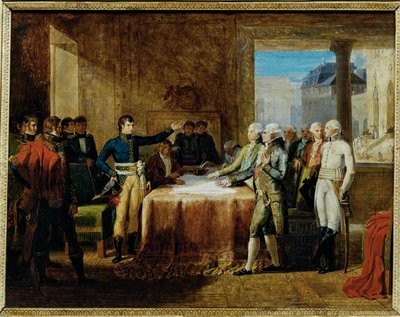 Preliminaries of Peace Signed at Leoben by Guillaume Lethiere