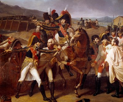 Surprise of the Bridge of Tabour on the Danube 14/11/1805 (Detail) by Guillaume Lethiere