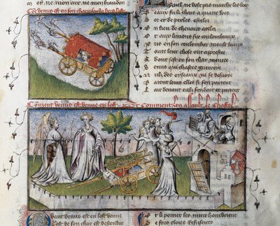 How Venus Arrives and Storms the Castle Built by Jealousy by Guillaume de Lorris