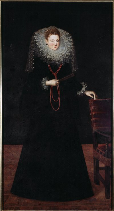 Portrait of a Noble Lady of Genoa by Guilliam van Deynen