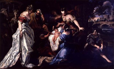 Moses Rescued from the River Nile by Guiseppe Nicola Nasini