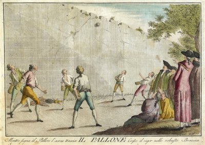 Il Pallone from Giuochi, Trattenimenti e Feste Annue che si Costumano in Toscana e Specialmente in Firenze by Guiseppe Piattoli