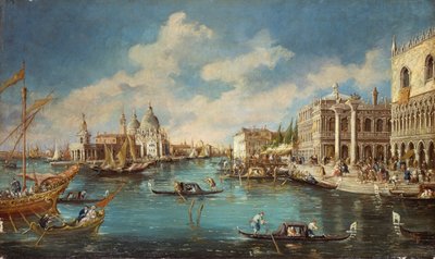 Salute Church Seen from Riva degli Schiavoni, by Giuseppe Ponga by Guiseppe Ponga