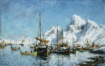 From the Harbour of Solvaer by Gunnar Berg