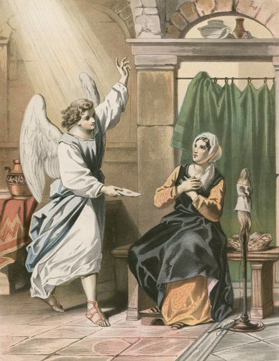 Christiana receives a Letter from the King by Gustav Bartsch