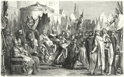 Investiture of Frederick I as Margrave of Brandenburg by Gustav Bartsch