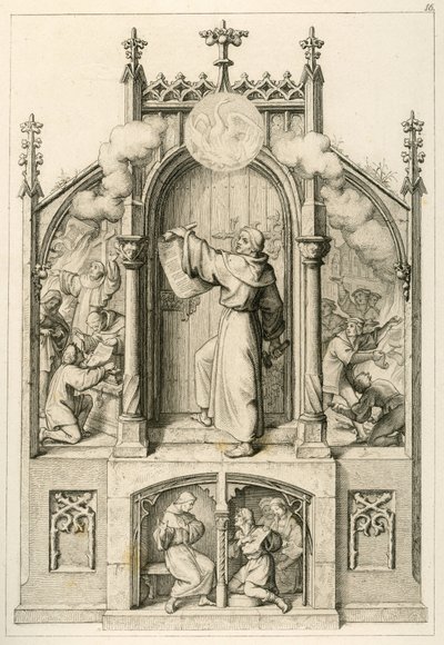 Luther refuses to give indulgences. Johann Tetzel burns Luther