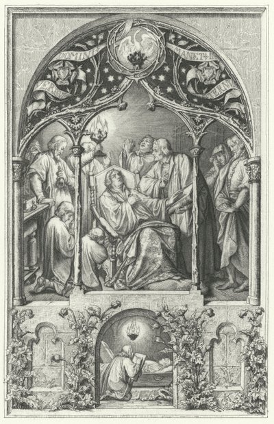The death of Martin Luther by Gustav Ferdinand Leopold Konig