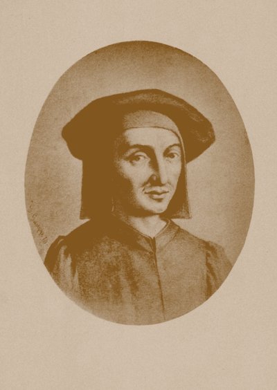 Portrait of the Composer Josquin des Prez, 1870 by Gustav Gaupp
