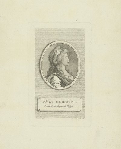 Portrait of the Opera Singer Antoinette Saint-Huberty 1756-1812, c. 1790 by Gustav Georg Endner