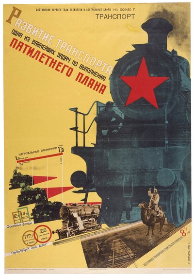 Development of the Transport - One of the Most Important Tasks by Gustav Klutsis