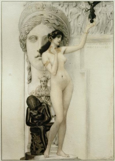 Allegory of Sculpture by Gustav Klimt
