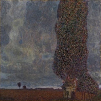 Approaching Thunderstorm The Large Poplar II by Gustav Klimt
