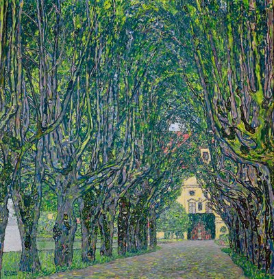 Avenue in the Park of Kammer Castle, 1912 by Gustav Klimt