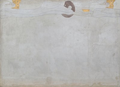 Beethoven Frieze: The Longing for Happiness - Panel 1, Left Long Wall by Gustav Klimt