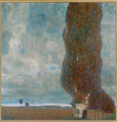 The Great Poplar (II) or Rising Thunderstorm by Gustav Klimt