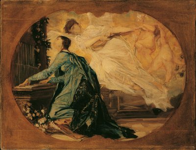 Design for the Allegory of Music (Organ Player) by Gustav Klimt