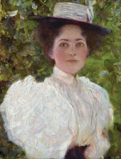 Girl in the Foliage by Gustav Klimt