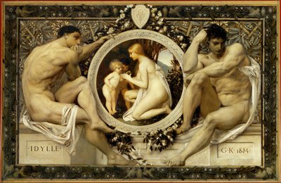 Idyll by Gustav Klimt