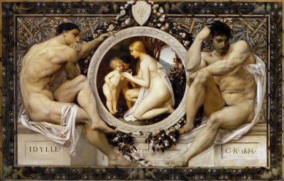 Idyll by Gustav Klimt