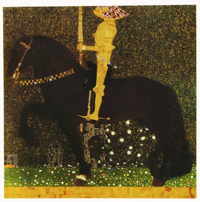 Life is a Struggle or The Golden Knight by Gustav Klimt