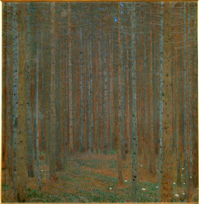 Pineforest by Gustav Klimt