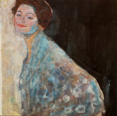 Portrait of a Lady in White by Gustav Klimt