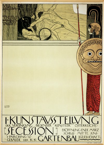 Poster for the First Exhibition of the Secession by Gustav Klimt