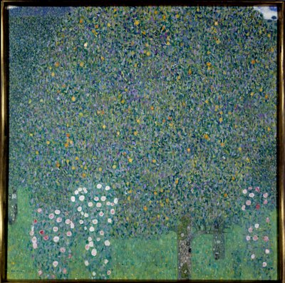 Rosebushes under the Trees by Gustav Klimt