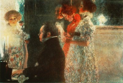 Schubert at the Piano by Gustav Klimt