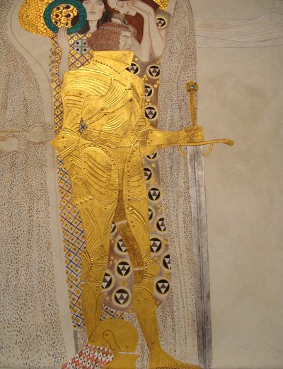 The Beethoven Frieze (detail) by Gustav Klimt