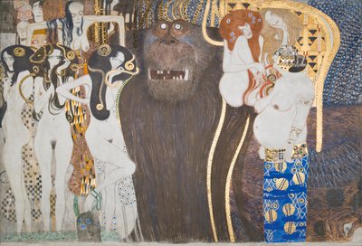 The Beethoven Frieze: The Longing for Happiness by Gustav Klimt