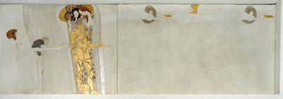 The Beethoven Frieze (detail) by Gustav Klimt