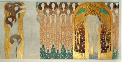 The Beethoven Frieze, (detail) by Gustav Klimt