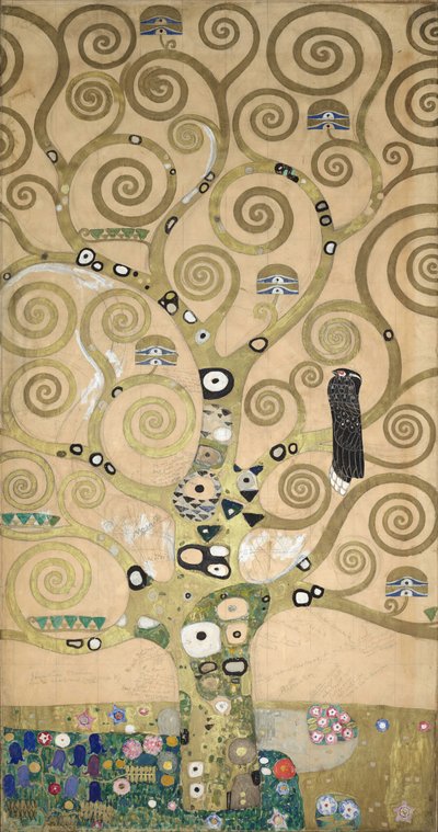 The Stoclet Frieze (detail) by Gustav Klimt